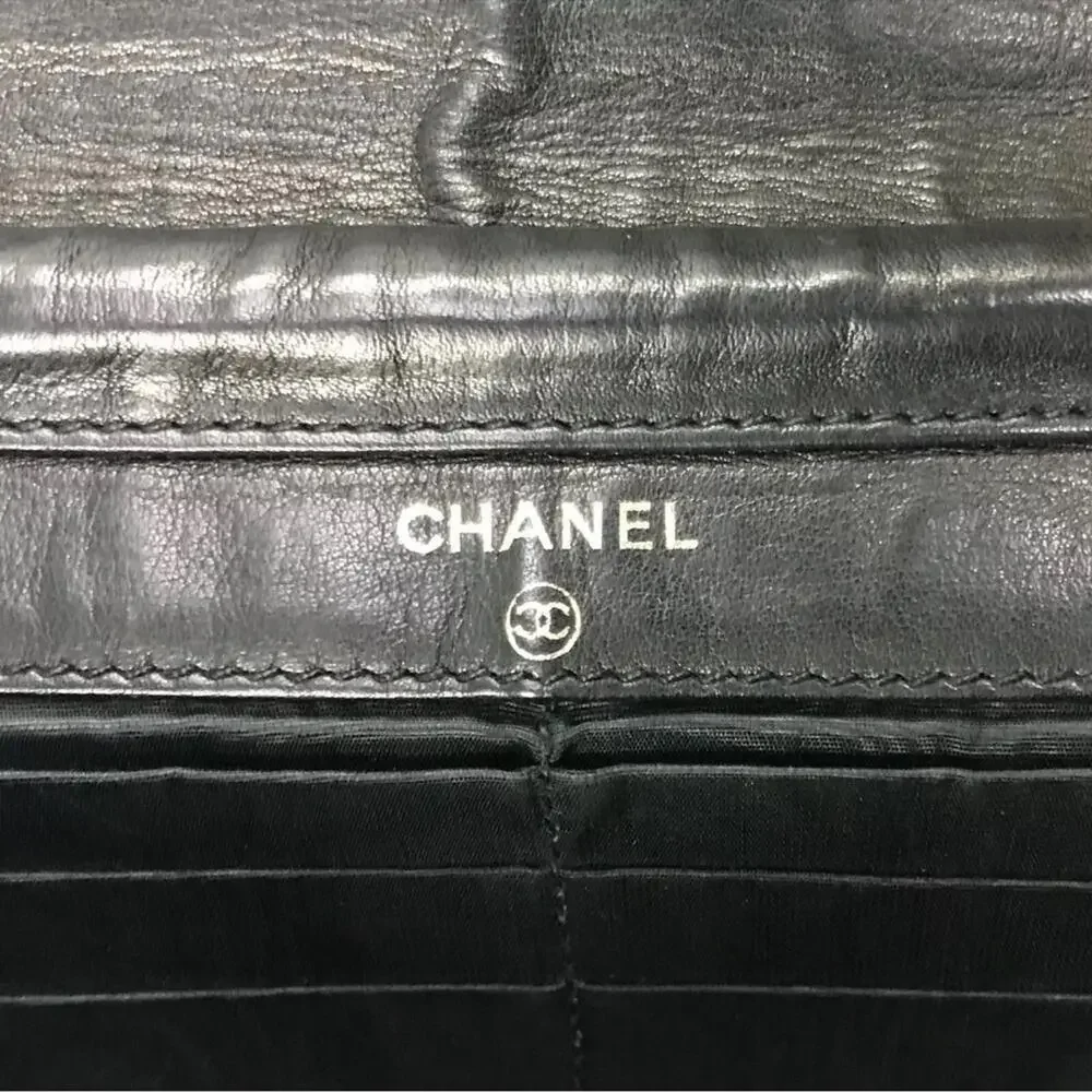 CHANEL CC CAVIAR LEATHER FLAP BAG - Picture 9 of 10